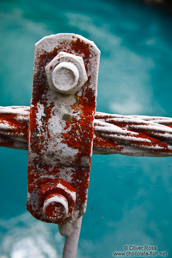 Bridge detail at Hokitika Gorge