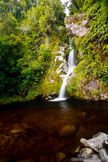 Dorothy Falls near Lake Kaniere 