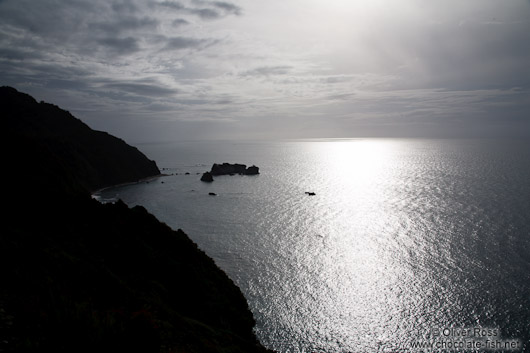 Sunset on the Westland coast