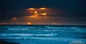 Travel photography:Hokitika beach at sunset, New Zealand