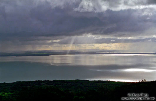 Rainclouds over Auckland