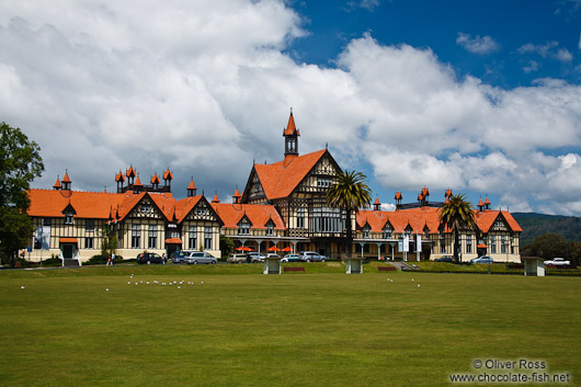 The old Bath House in Rotorua