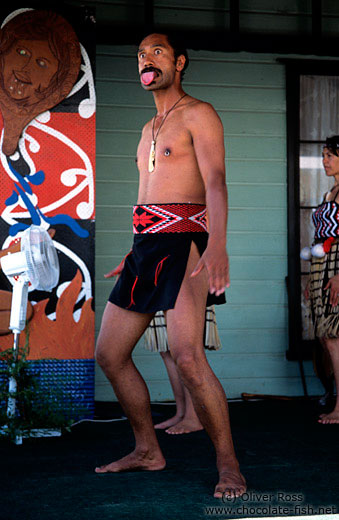 Performing the haka