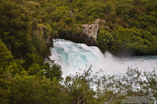 Huka falls near Taupo