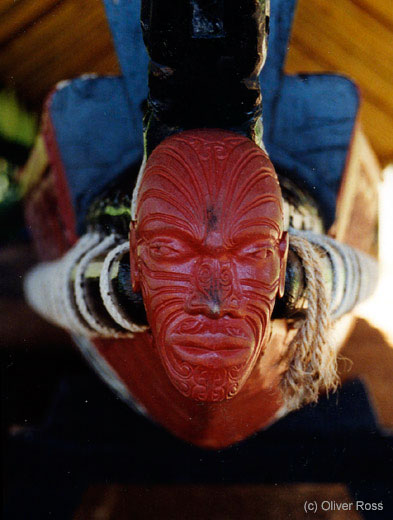 Maori Waka at Waitangi