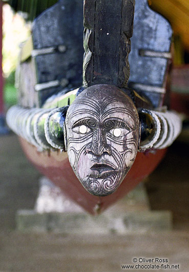 Maori Waka at Waitangi