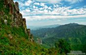 Travel photography:View from the pinnacles over Coromandel peninsula, New Zealand