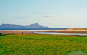 Travel photography:Hen and Chicken Island viewed from Waipu Cove, New Zealand