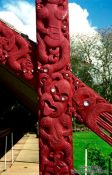 Travel photography:Maori Carving, New Zealand