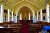 Travel photography:Inside a church near Whanganui, New Zealand