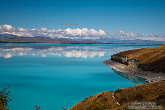 Lake Pukaki in Mc Kenzie Country