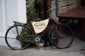 Travel photography:Old bicycle in Arrowtown, New Zealand