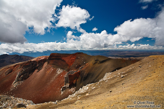 The Red Crater in Tongariro National Park