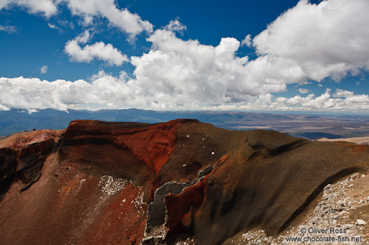 The Red Crater in Tongariro National Park
