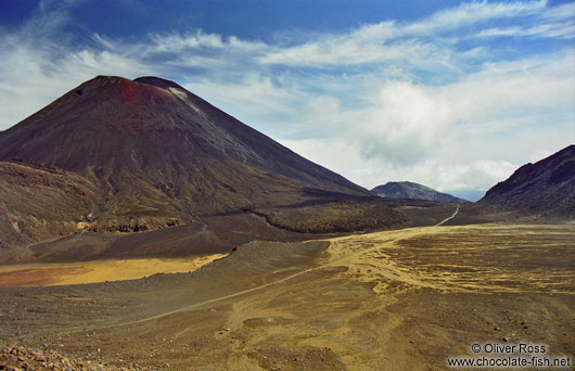 Mt Ngauruhoe seen from the Central Crater