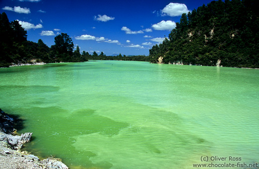 Thermal pool in the Waiotapu volcanic area