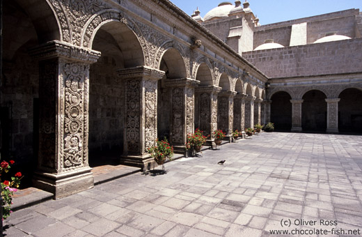 Courtyard of the Monasteiro Santa Catalina in Arequipa