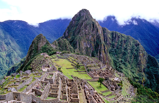 The old Inca city of Machu Picchu