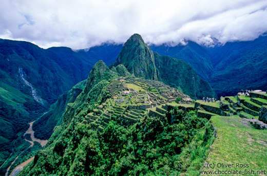 The old Inca city of Machu Picchu