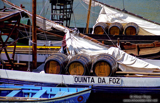 Rabelo Boats on the River Douro in Porto