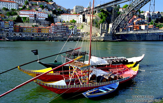 Rabelo Boats on the River Douro in Porto