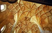Travel photography:Roof structure inside the Mosteiro dos Jeronimos, Portugal
