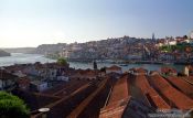 Travel photography:Port wine cellars with River Douro in Vila Nova de Gaia, Portugal