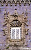 Travel photography:Window at Sintra Castle (Palácio Nacional da Pena), Portugal