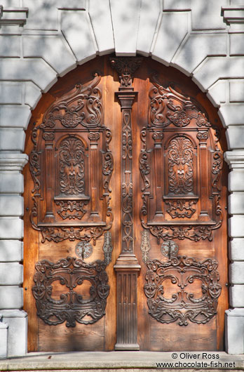 Door in Bratislava´s city centre