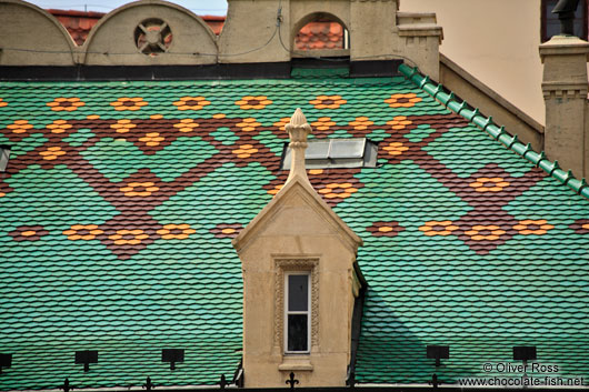 Roof detail of Bratislava´s old town hall