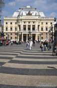 Travel photography:The Slovak National Theatre in Bratislava, Slovakia