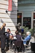 Travel photography:Paparazzi in Bratislava, Slovakia