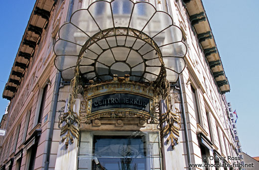 The Centromerkur building in Ljubljana