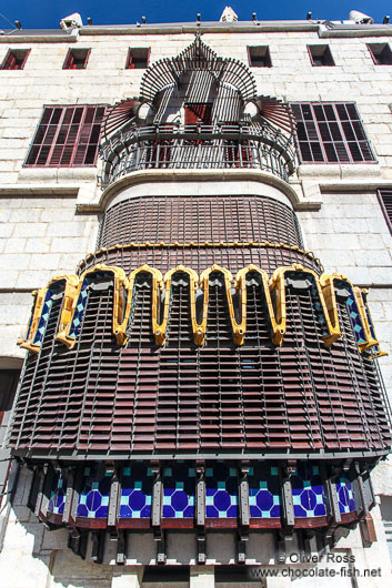 Posterior facade of Palau Güell