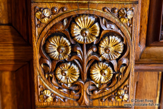 Wall detail in Palau Güell