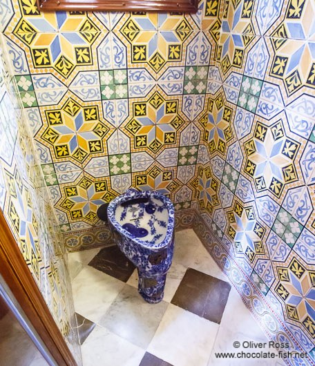 Lavatory in Palau Güell