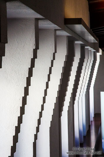 Structures in the attic of Palau Güell