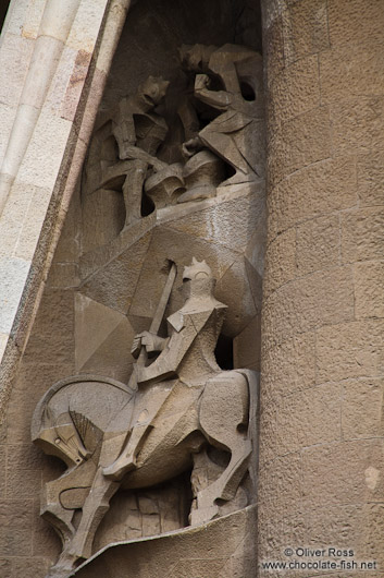 Barcelona Sagrada Familia Passion Facade