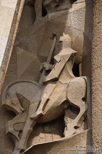 Barcelona Sagrada Familia Passion Facade