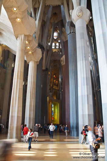 Barcelona Sagrada Familia interior