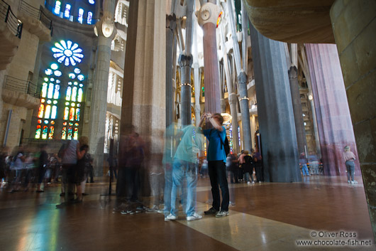 Barcelona Sagrada Familia interior