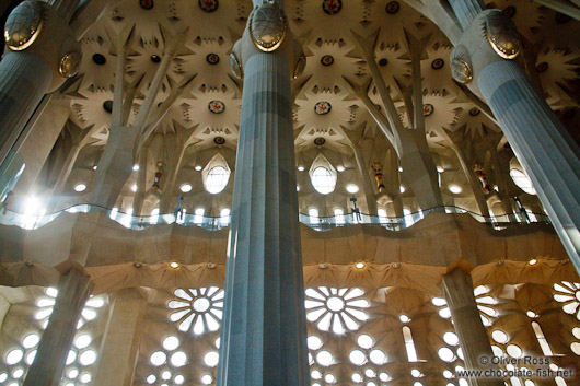 Barcelona Sagrada Familia interior