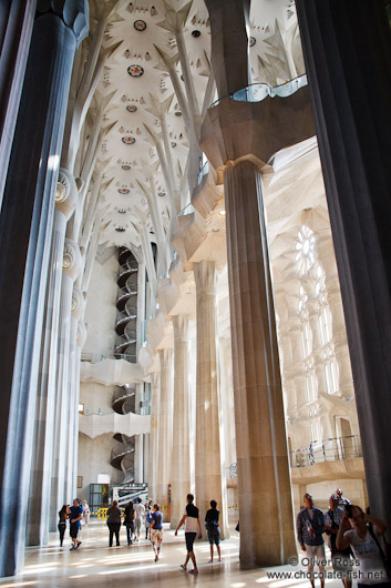 Barcelona Sagrada Familia interior