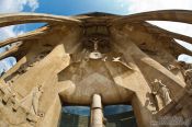 Travel photography:Barcelona Sagrada Familia Passion Facade, Spain