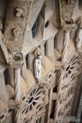 Travel photography:Barcelona Sagrada Familia Passion Facade, Spain