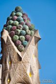 Travel photography:Barcelona Sagrada Familia towers outside, Spain