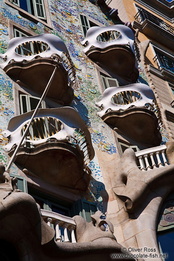 Balconies on Casa Batlló
