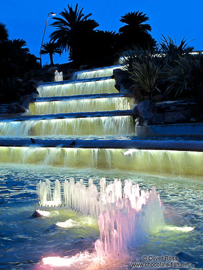 Fountain in Barcelona´s Montjuïc park