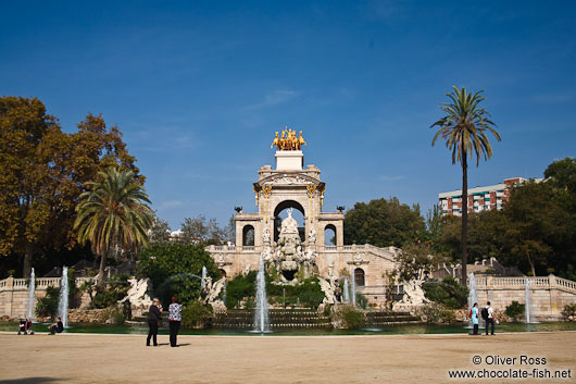 The Cascada at the Barcelona Parc de la Ciutadella