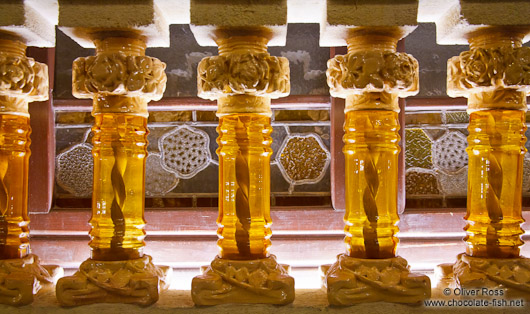 Detail inside the Palau de la Musica Catalana